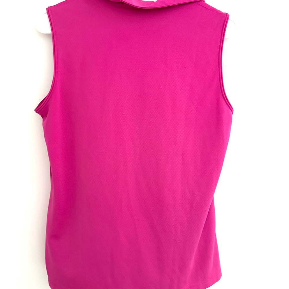 Lady Hagen Fuchsia Sleeveless Athletic Tank Top - Picture 4 of 4